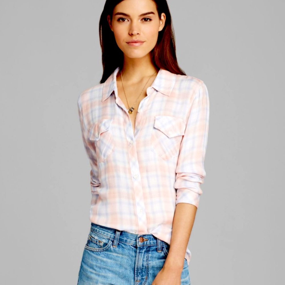 Rails Pastel Plaid Buttondown